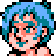 My Temperary Blue-Hair Fem